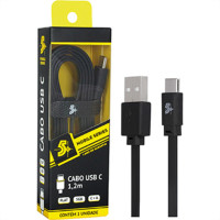 Cabo Tipo Mobile Usb/Macho 5Gb 1,2M Preto