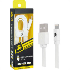 Cabo Lightning Usb/Macho 5Gb 1,2M Branco