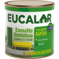 Tinta Esmalte. 1/4 (900ml) Sintetico Eucalar Areia