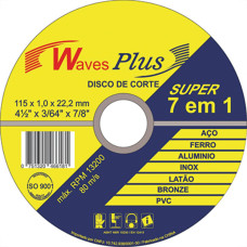 Disco Corte 7 Em 1 Waves 4.1/2X7/8X1,0