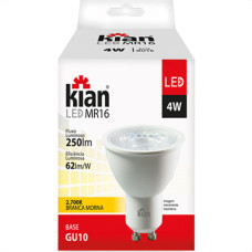 Lampada Dicroica 04W Led 2700K Kian Gu10