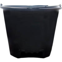 Balde Pvc Nova Preto 12L