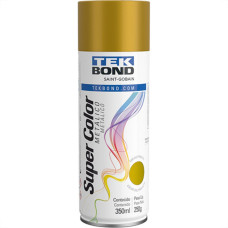 Spray Tekbond Metalico Ouro 350Ml