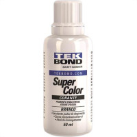 Corante Tekbond Branco 50Ml - Kit C/12 Unidades