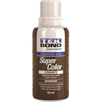 Corante Tekbond Marrom 50Ml - Kit C/12 Unidades