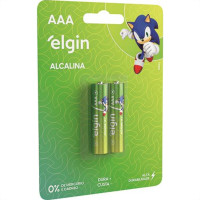 Pilha Alcalina Elgin Palito Aaa2 C/2 - Kit C/10 Unidades