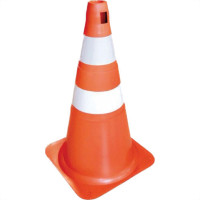 Cone Laranja/Branco 75Cm Fortline