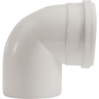 Cotovelo Esgoto Shiva 40X90 Branco - Kit C/10 Unidades