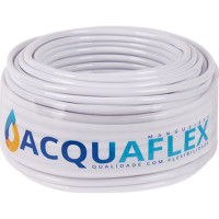 Mangueira Chuveiro Acquaflex Branco 50Mt