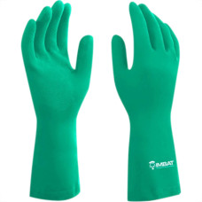 Luva Imbat Latex Forrada Verde 07-P - Kit C/12 Unidades