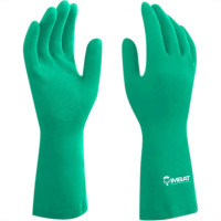 Luva Imbat Latex Forrada Verde 08-M - Kit C/12 Unidades