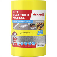 Brasilit Fita Adesiva Alum 20Cmx10Mt