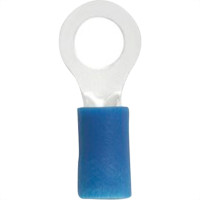 Terminal Pre-Isol Olhal 1,5-2,5 Azul F4,3 - Kit C/100 Unidades