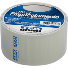 Fita Embal Tekbond 48X40Mm Transp - Kit C/4 Unidades