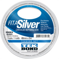 Fita Silver Tape Tekbond Branco 48Mmx05Mt