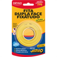 Fita Dupla-Face Dryko Espuma 24Mmx1,5M