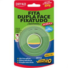 Fita Dupla-Face Dryko F.Tudo Trans 19X2M