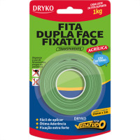 Fita Dupla-Face Dryko F.Tudo Trans 25X2M