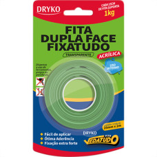 Fita Dupla-Face Dryko F.Tudo Trans 25X2M