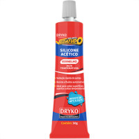 Cola Silicone 50G Dryko Alta Temp.Vermelho