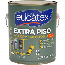 Tinta Eucatex Extra Piso Galao 3,6 Litros Amarelo Demar