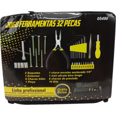 Jogo De Ferramentas 32Pc Titanium 5490