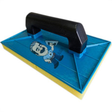 Desempenadeira Pvc Giraldi Azul C/Espuma 16X28