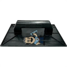 Desempenadeira Pvc Giraldi Preto Corrugada 22X34
