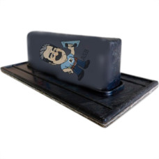 Desempenadeira Pvc Giraldi Preto Lisa 08X16