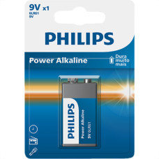 Pilha Alcalina Philips Bateria 9V
