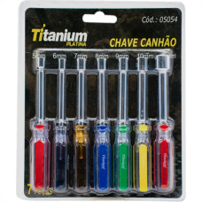 Jogo Chave Canhao Titanium 7Pc 5054