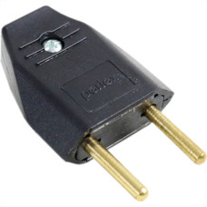 Pino Macho Perlex 2P 10A Preto 1041 - Kit C/10 Unidades