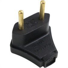 Pino Triang.Perlex 2P 10A Preto 2044 - Kit C/10 Unidades