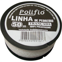 Linha Pedreiro Polifio Trançada C/ 50Mt - Kit C/12 Unidades