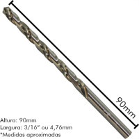 Broca Aco Rapido Irwin J 3/16 - Kit C/10 Unidades