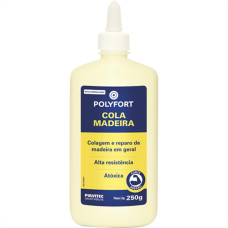 Cola Madeira Pulvitec 250Gr - Kit C/12 Unidades