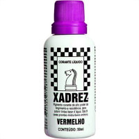 Corante Xadrez Violeta 50Ml Para Tinta  - Kit C/12 