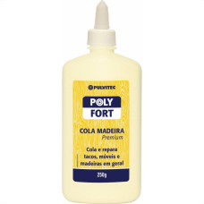 Cola Madeira Polyfort 250G Pulvitec Ia023 - Kit C/12 