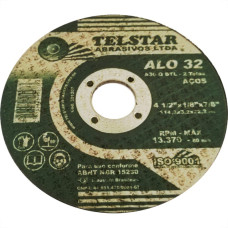 Disco De Corte Para Ferro Telstar 4.1/2 X 1/8 X 7/8 301207 - Kit C/10 