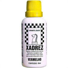 Corante Xadrez Amarelo 50Ml Para Tinta  - Kit C/12 