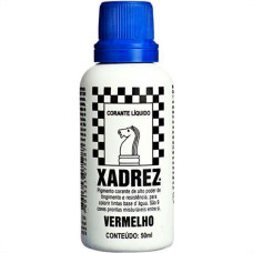 Corante Xadrez Azul 50Ml Para Tinta  - Kit C/12 