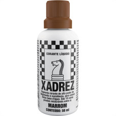 Corante Xadrez Marrom 50Ml Para Tinta  - Kit C/12 