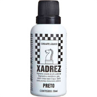 Corante Xadrez Preto 50Ml Para Tinta  - Kit C/12 