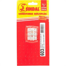 Conector Barra Sindal Plastico 10/603 Cartelado Ski.0603.Pe.B