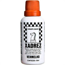 Corante Xadrez Laranja 50Ml Para Tinta  - Kit C/12 