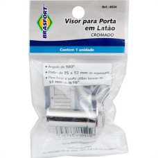 Visor Para Porta Brasfort Cromado 8534