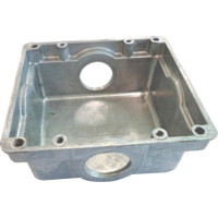 Caixa Piso Aluminio Fundido 4X4 Baixa Entrada/Saida 3/4'' Cps44Bc34