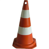 Cone Rigido Prosafety Plastico Laranja/Branco 70Cm Wps1916