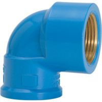 Cotovelo Azul Amanco Liso/Rosca 20Mm X 1/2'' 11678 - Kit C/24 