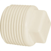 Plug Branco Amanco Rosca/Rosca 1/2'' X 1/2'' 11763 - Kit C/50 